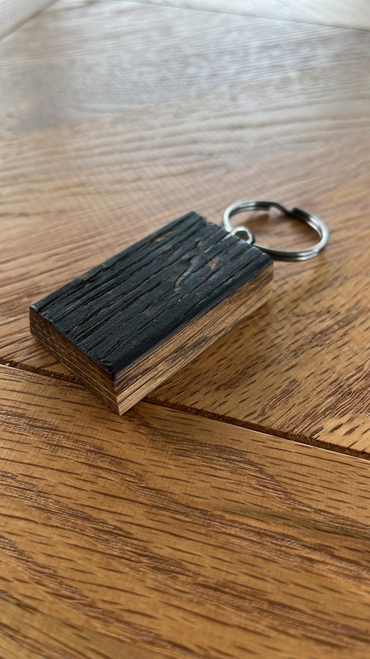 Handmade Oak Keyring