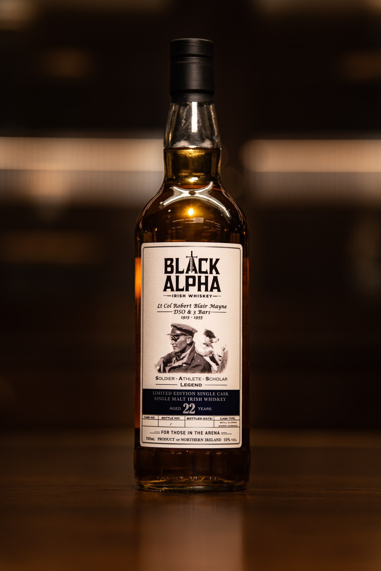 Blair Mayne Limited Edition 22 Year Single Malt Irish Whiskey