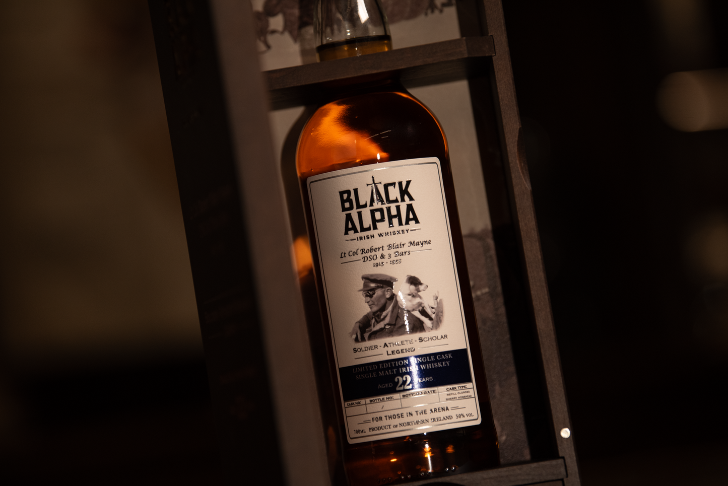 Blair Mayne Limited Edition 22 Year Single Malt Irish Whiskey